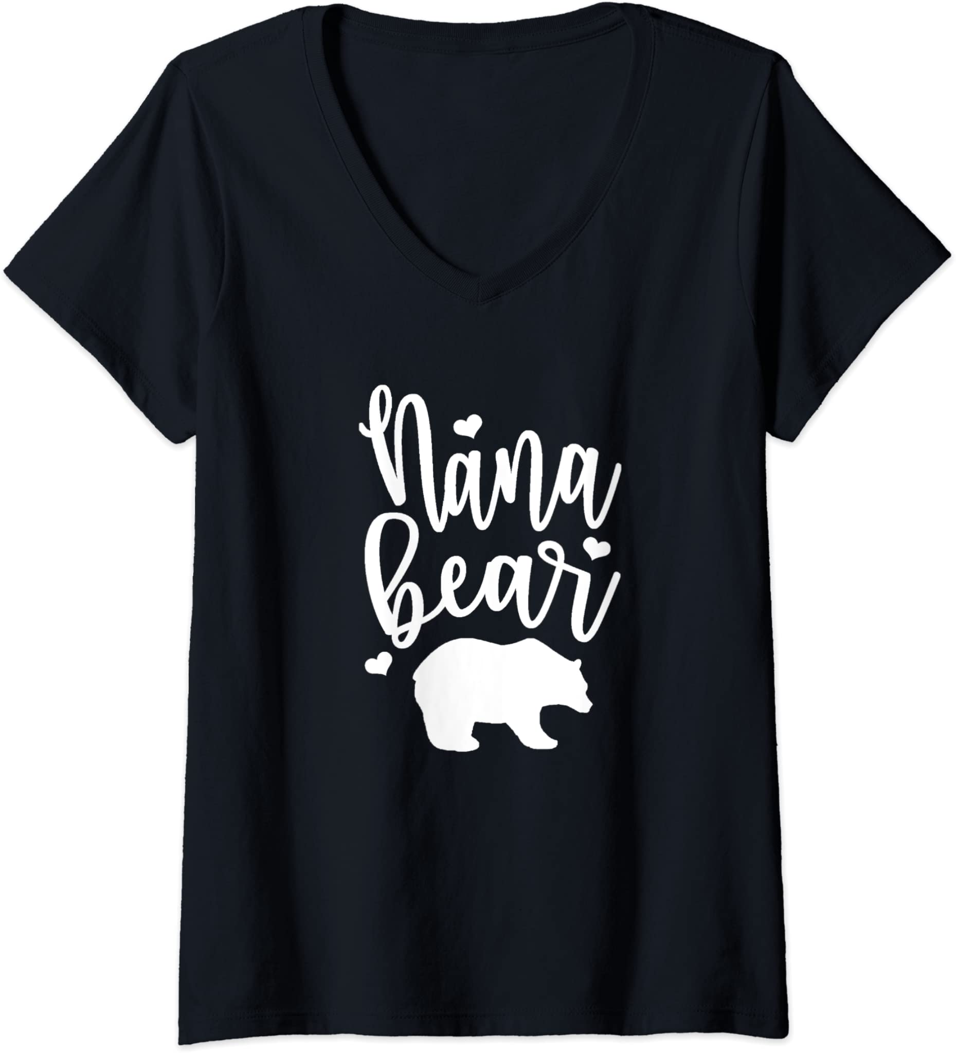 Womens Nana Bear – Great Gift For Grandmas, Nanas, Mimis, And More V-Neck T-Shirt