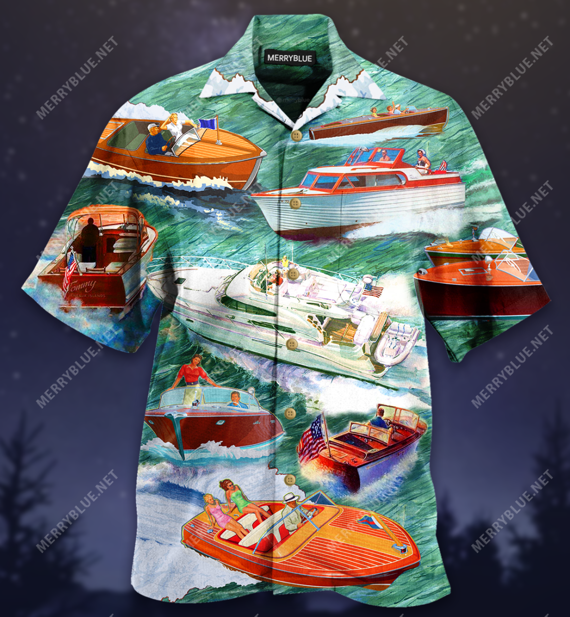 A Motor Boat Captain Like Normal Except Much Cooler Unisex Hawaii Shirt Ha10173