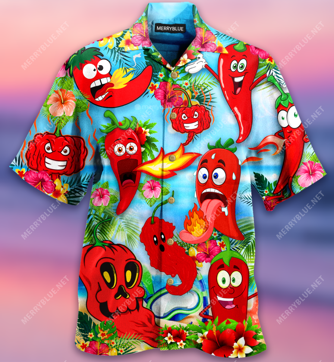 Funny Chili Peppers Unisex Hawaii Shirt Ha45111