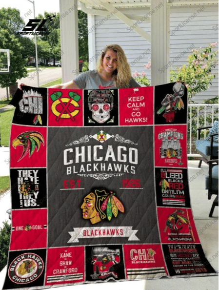 Chicago Blackhawks 2 Quilt Blanket A95