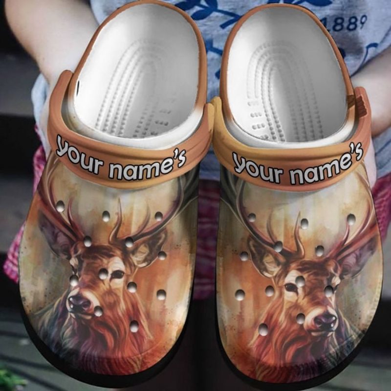 A Deer In The Headlights Outdoor Shoes Clogs Birthday Gifts For Men Women
