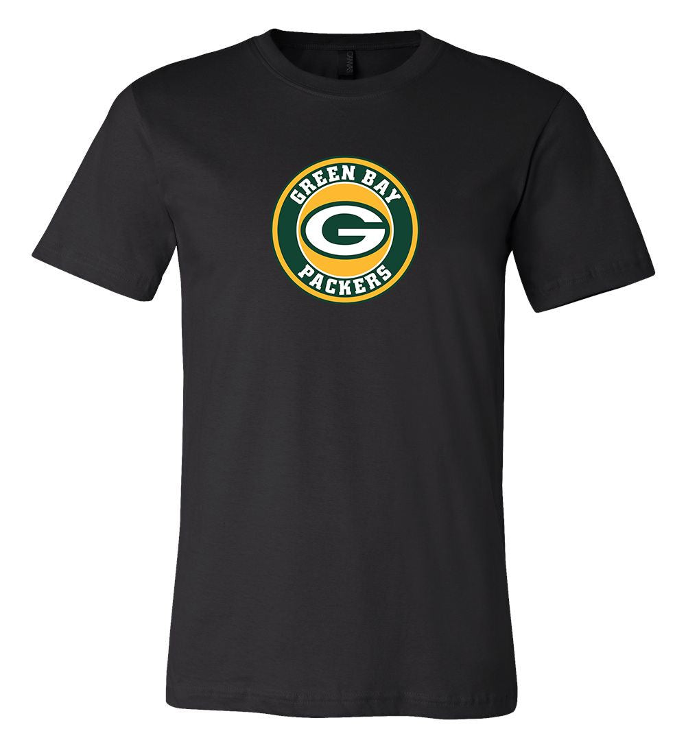 Green Bay Packers Circle Logo Team Shirt 6 Sizes S-3Xl