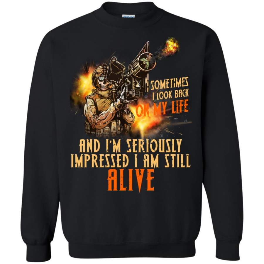 AGR Sometimes I Look Back On My Life And I’m Seriously Impressed Shirt Sweatshirt