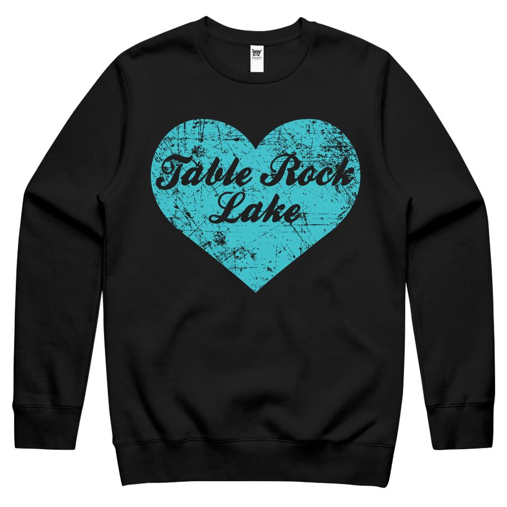 I Love Table Rock Lake Missouri Camping Gift Crewneck Sweatshirt