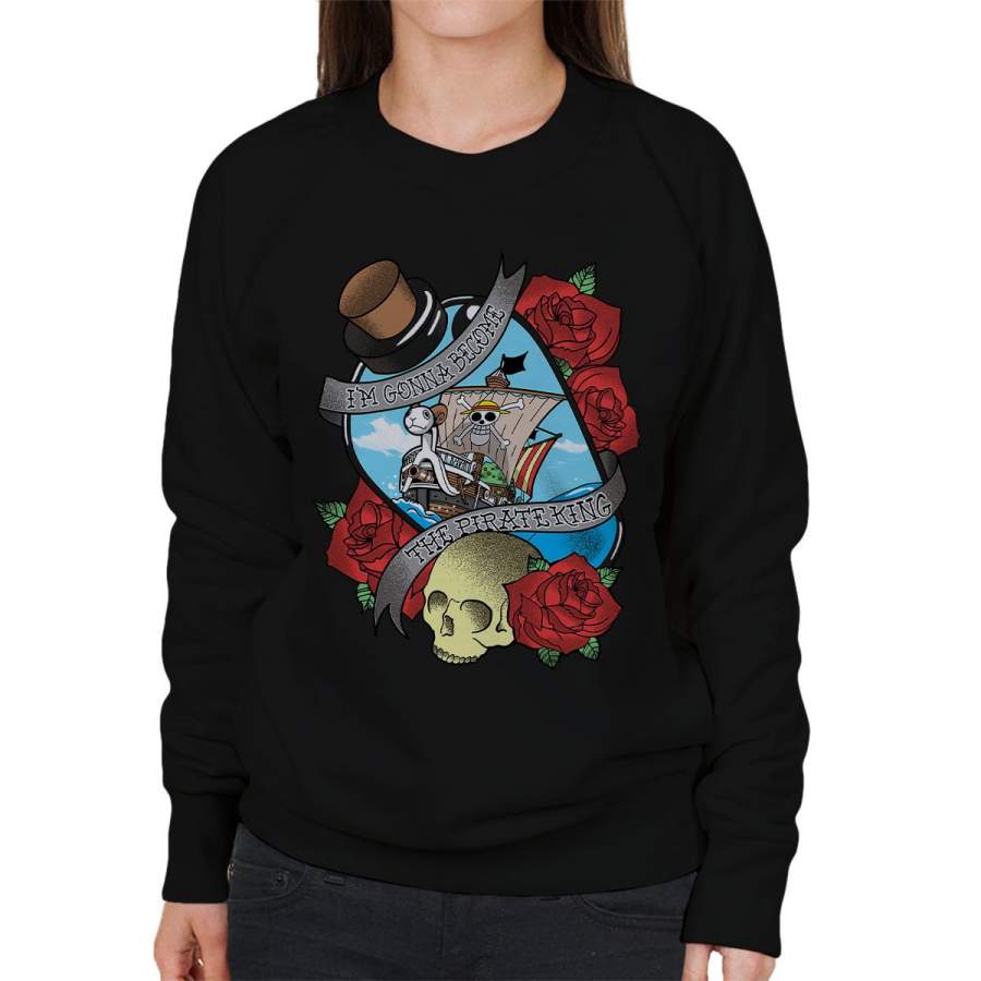 One Piece Pirate King Women’s Sweatshirt