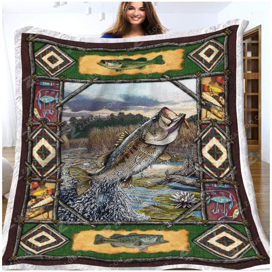 Blanket Special Gift For    Boy Who Loves Fishing