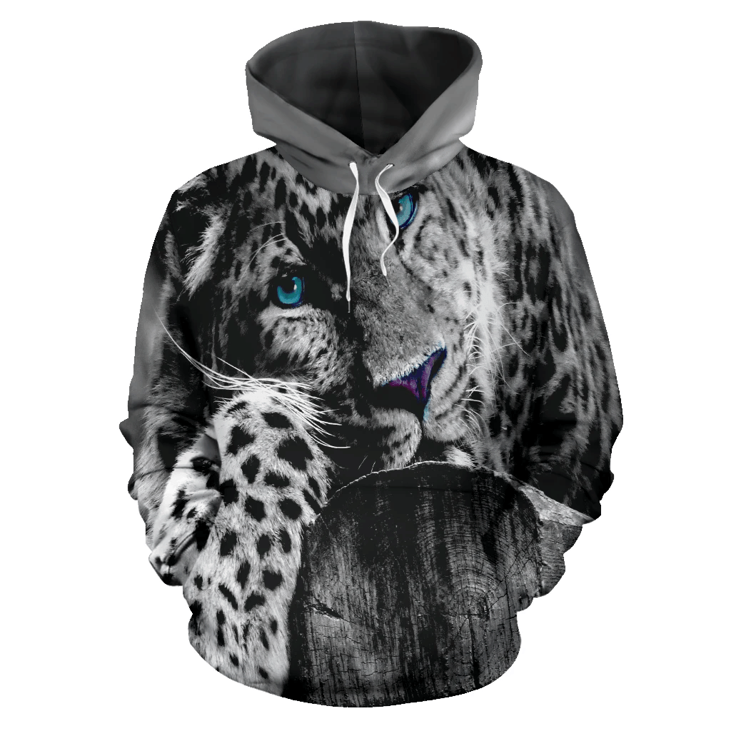 Snow Leopard Hoodie Bt06