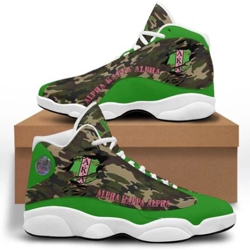 Alpha Kappa Alpha Camouflage Sneakers