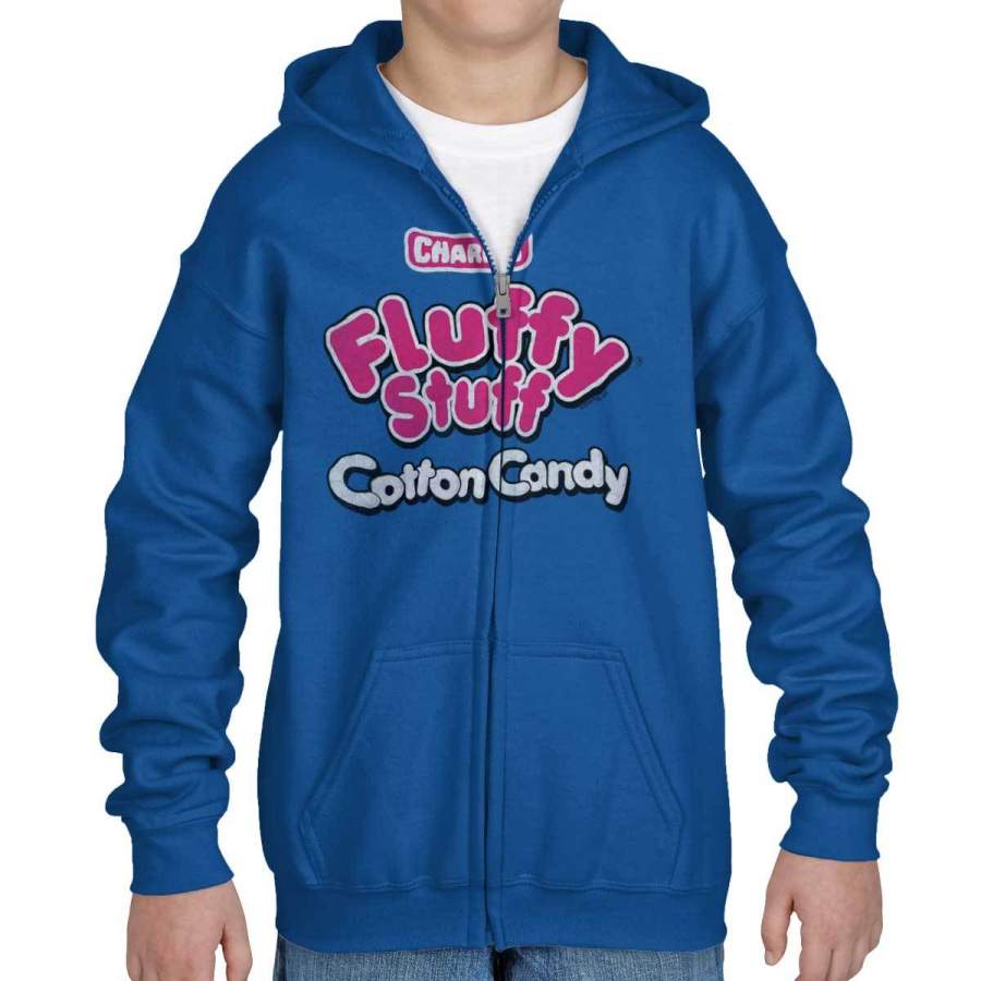 Vintage Fluffy Stuff Youth Zip Hoodie