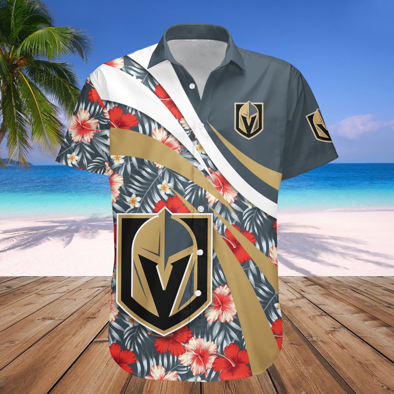 Vegas Golden Knights Hawaii Shirt Hibiscus Sport Style – Nhl