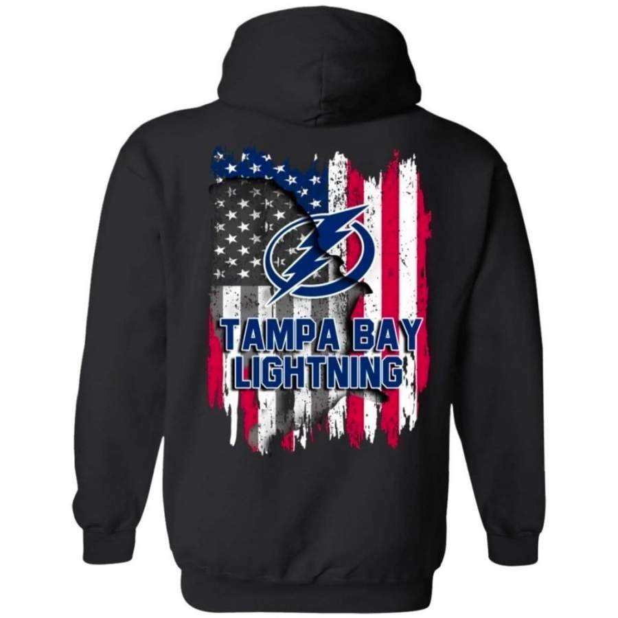 Tampa Bay Lightning American Flag Hockey Hoodie Men Women Fan