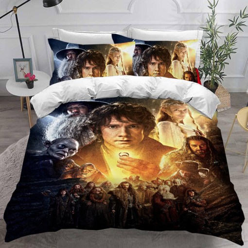 The Lord Of The Rings 5 Duvet Cover Pillowcase Home Decor 3D Bedding Set 4608