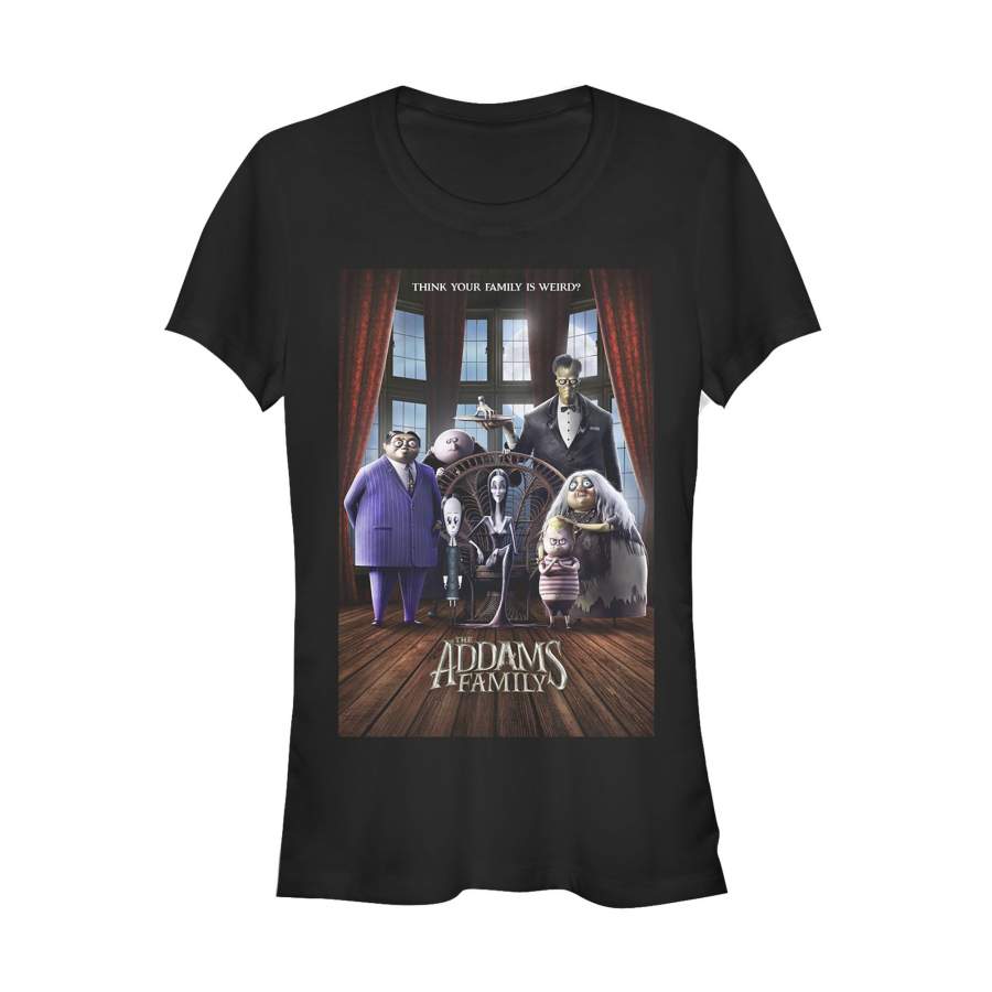 Addams Family Junior’s Theatrical Poster  T Shirt