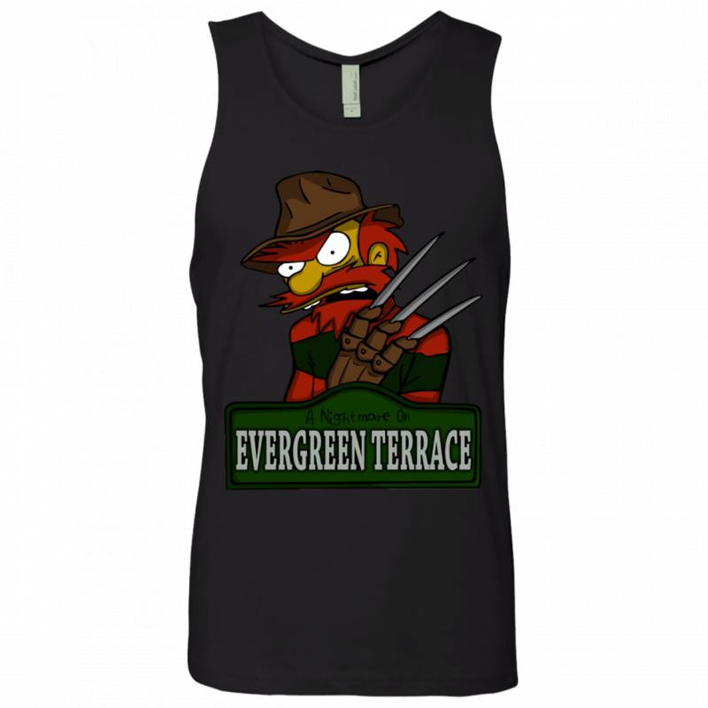 A Nightmare on Springfield Sin Tramas Men’s Premium Tank Top