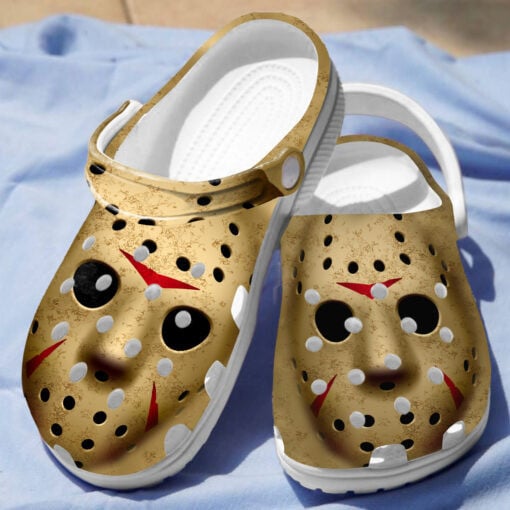 Jason Mask Crocs Crocband Clog Comfortable Water Shoes - Aop Clog Junefashions Shoes