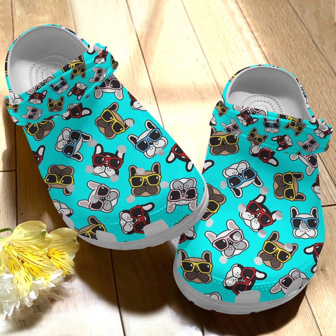 French Bulldog Personalize Clog, Custom Name, Text, Fashion Style For Women, Men, Kid, Print 3D Cool Bulldog