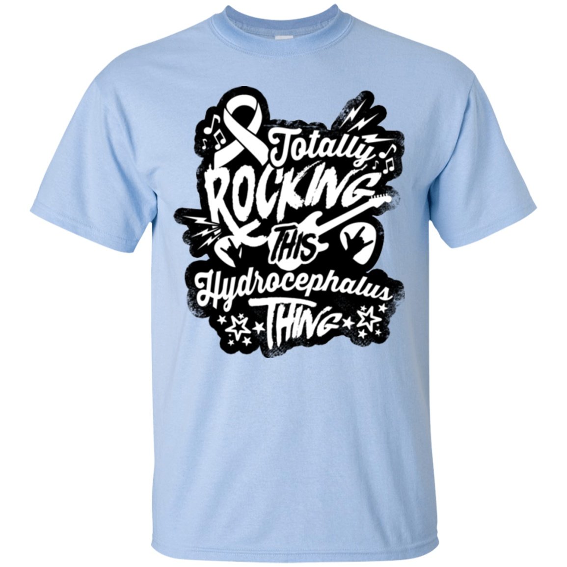 Totally Rocking This Hydrocephalus Thing Hydrocephalus Awareness 2D T-shirt