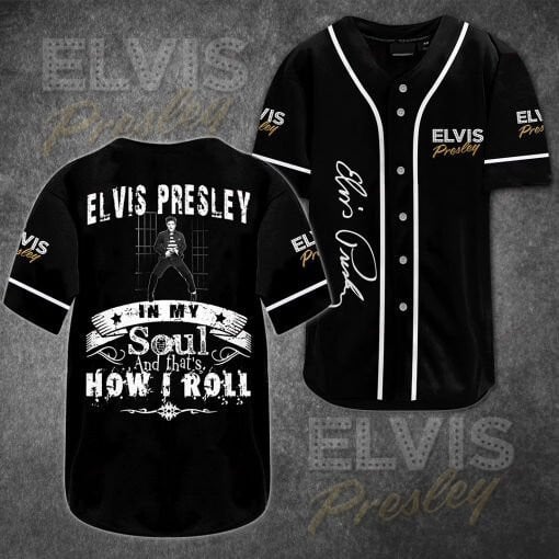Elvis Presley Baseball Jersey Bbj-J0Y3