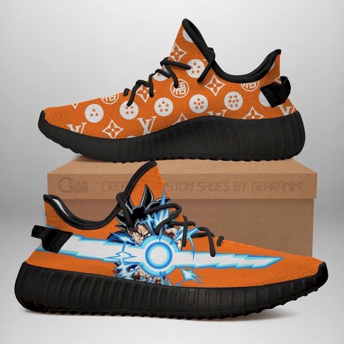 Best Goku Yeezy Shoes Skill Power Dragon Ball Shoes Fan Mn03 For Sale