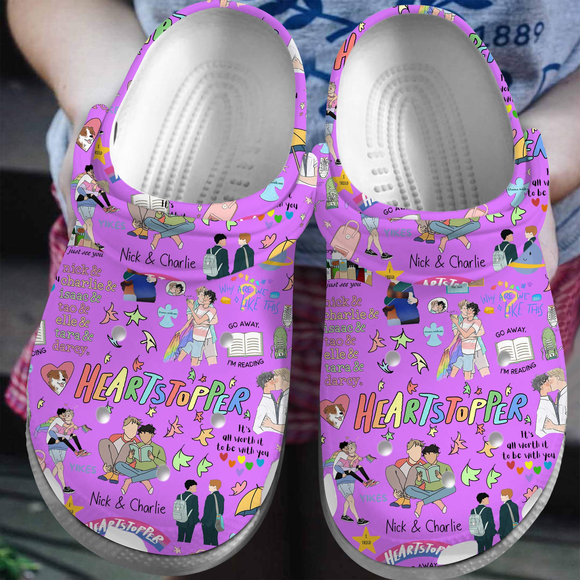 Heartstopper Tv Series Crocss Clogs For Men Women And Kid Bm1411-2170