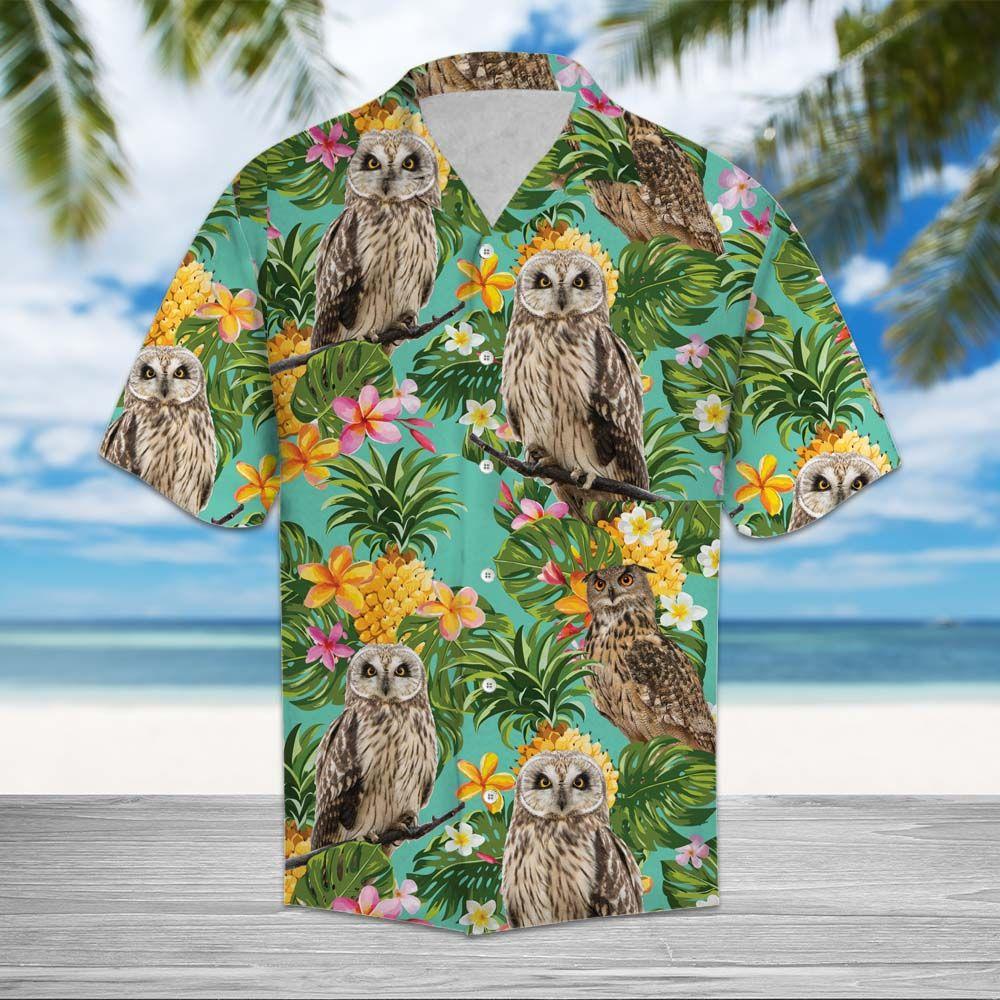 Tropical Pineapple Owl Hawaii Shirt For Hawaii Aloha Ha59883