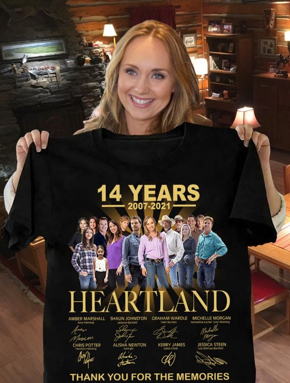 Gift For Heartland Fan 14 Years 2007 2021 Heartland Thank You For The Memories T Shirt Hg