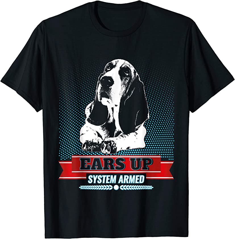 Basset Hound Vintage Style T-Shirt Gift Idea