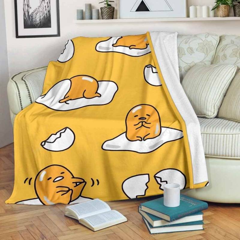 Gudetama V3 Premium Fleece Blanket