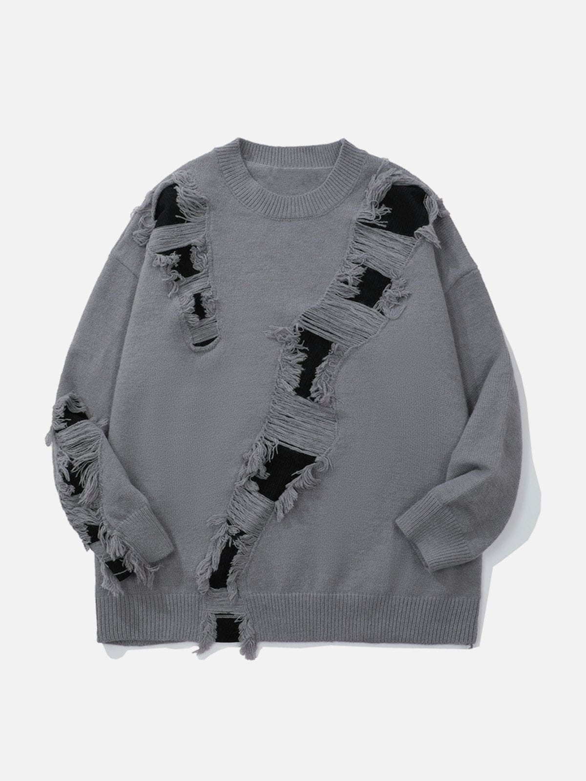 Talishko™ – Hole Fake Two Sweater