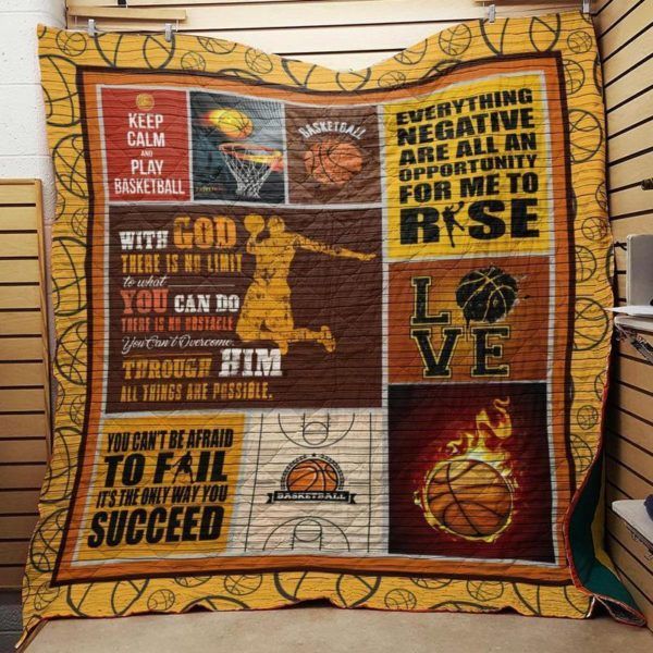 Basketball J1403 84o32 3D Quilt Blanket HGM23