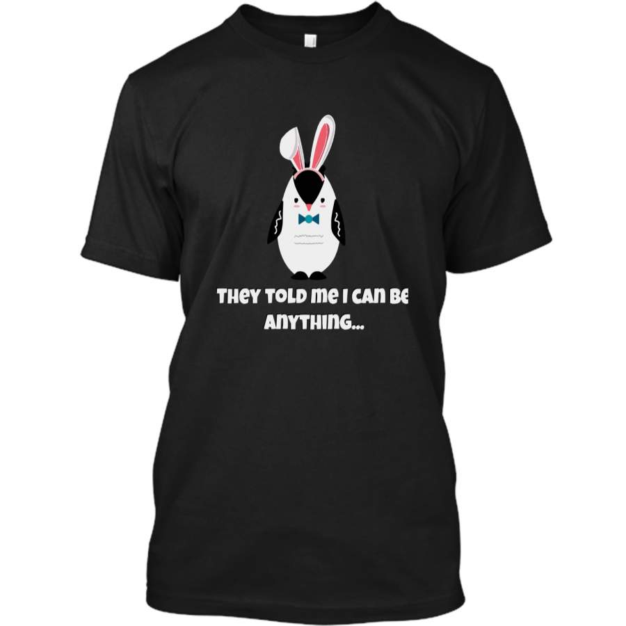 Cute Easter Bunny Penguin Easter T-shirt Custom Ultra Cotton