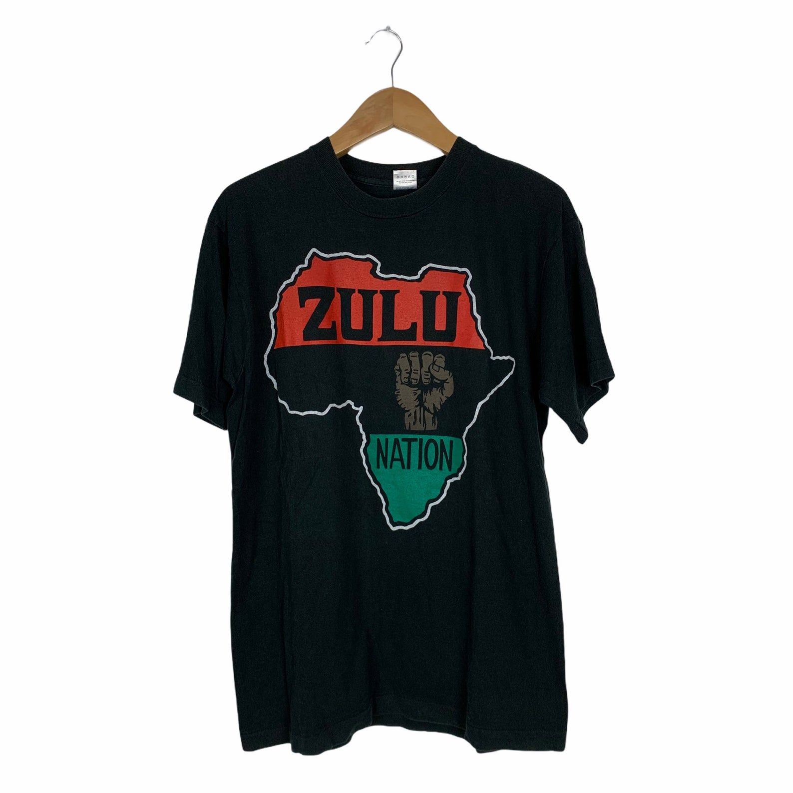 Vtg 1990S Zulu Nation Afrika Bambaataa Zulu Funk Rap Hip Hop T-Shirt