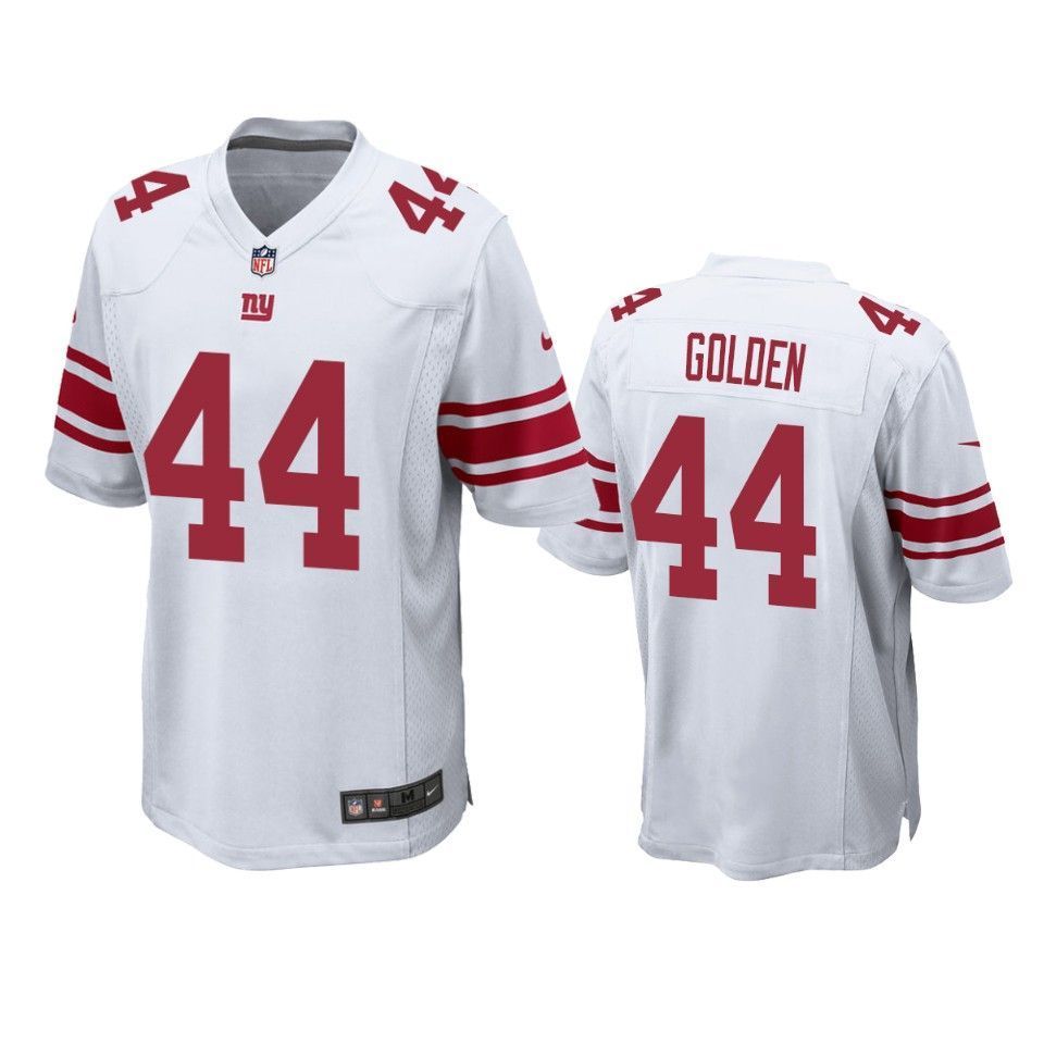 New York Giants Markus Golden Game White Mens Jersey