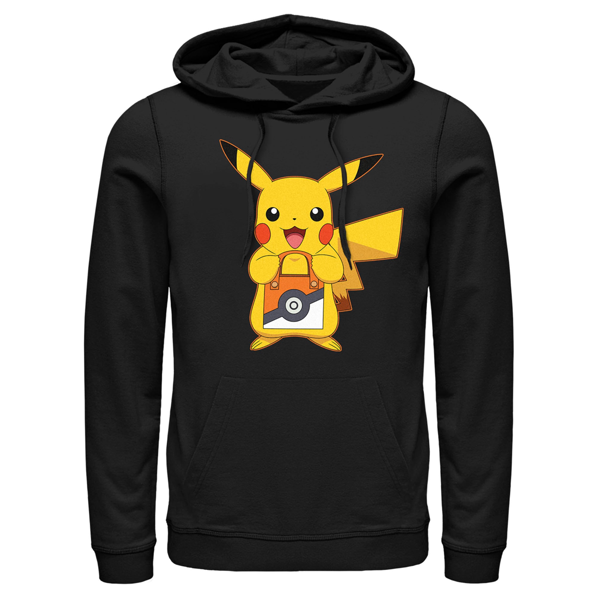 Men’S Pokemon Halloween Trick Or Treat Pikachu Pull Over Hoodie