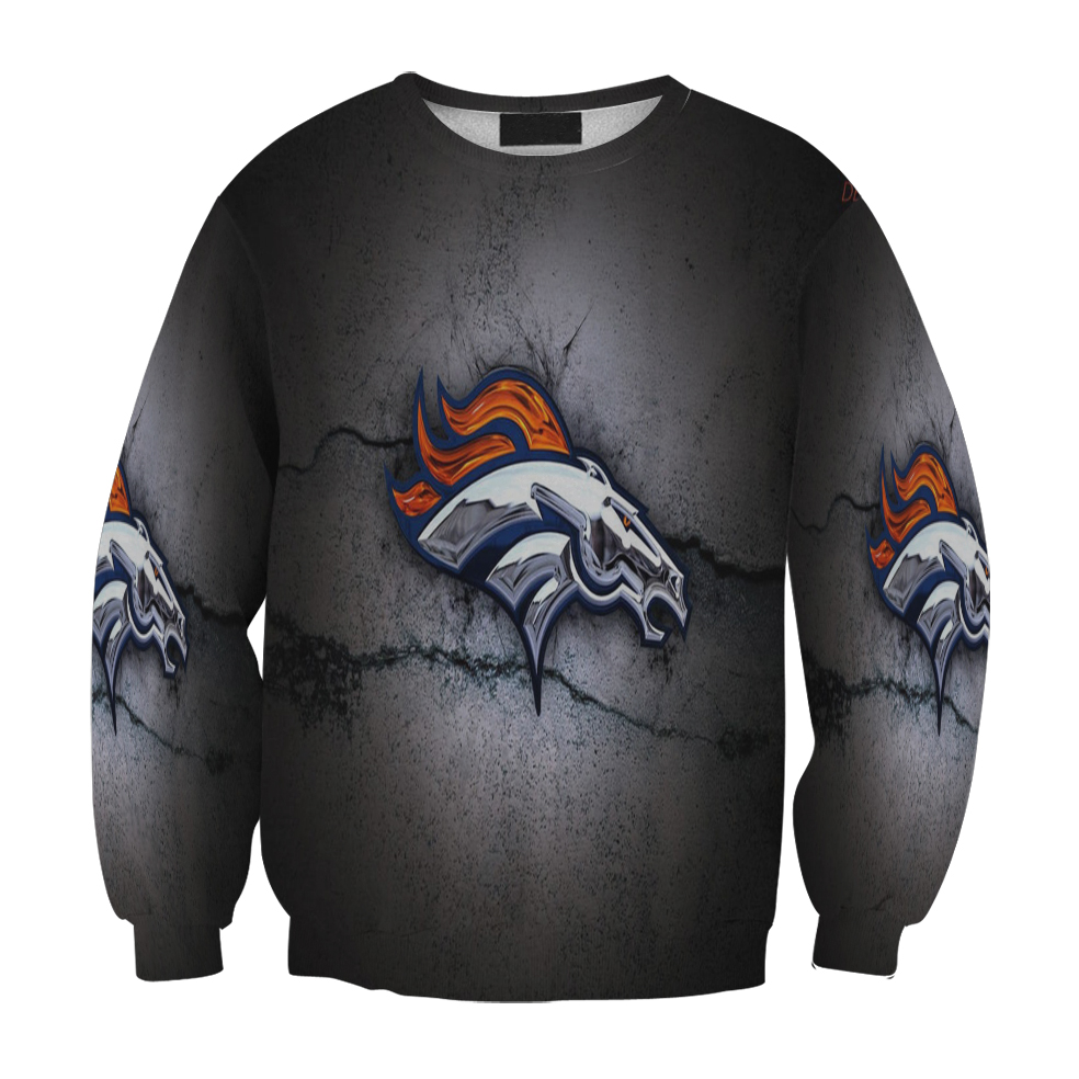 Denver Broncos Emblem V56 Gift For Fan 3D Full Printing Sweatshirt