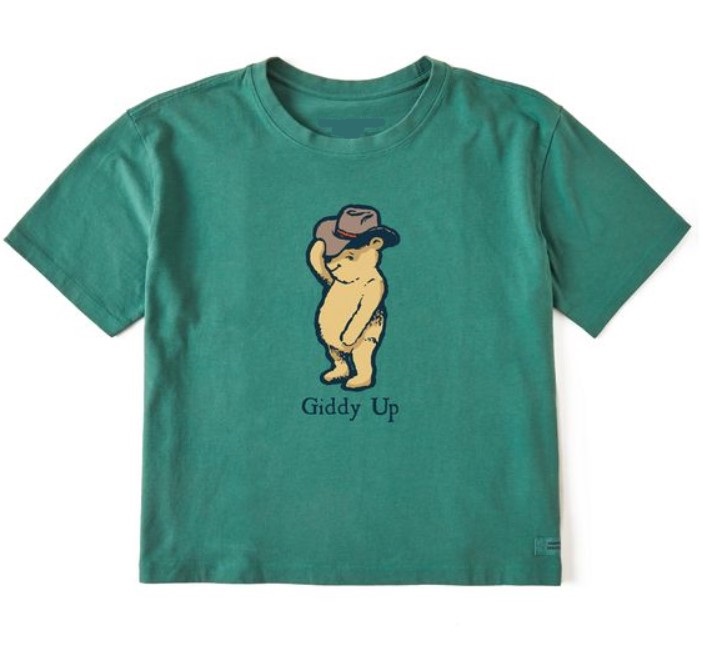 Life is Good Storybook Giddy Up Winnie Boxy Crusher Tee Shirt Outfit