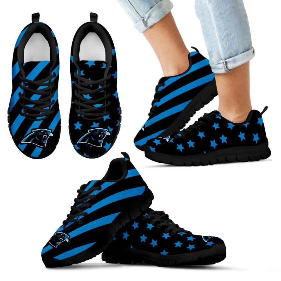 Splendid Star Mix Edge Fabulous Carolina Panthers Sneakers