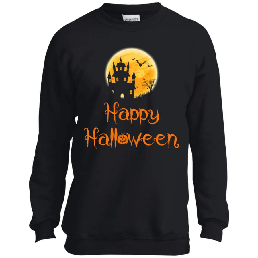 Dutebare Halloween, Pumpkin Slouchy Youth LS shirt/Sweatshirt/Hoodie