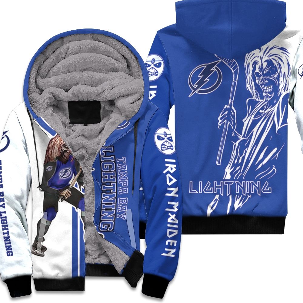 Tampa Bay Lightning And Zombie For Fans Fleece Hoodie