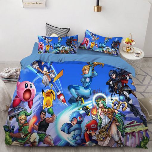 Sonic The Hedgehog 11 Duvet Cover Pillowcase Home Decor 3D Bedding Set 8964