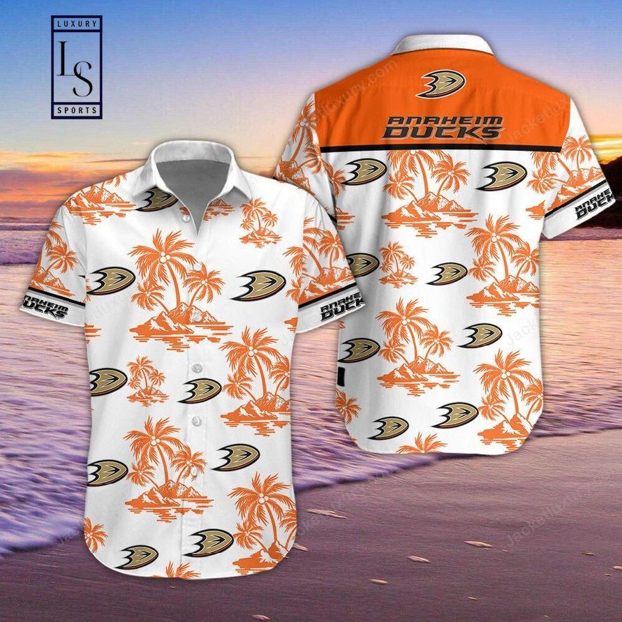 Anaheim Ducks Hawaiian Ensemble Shirt