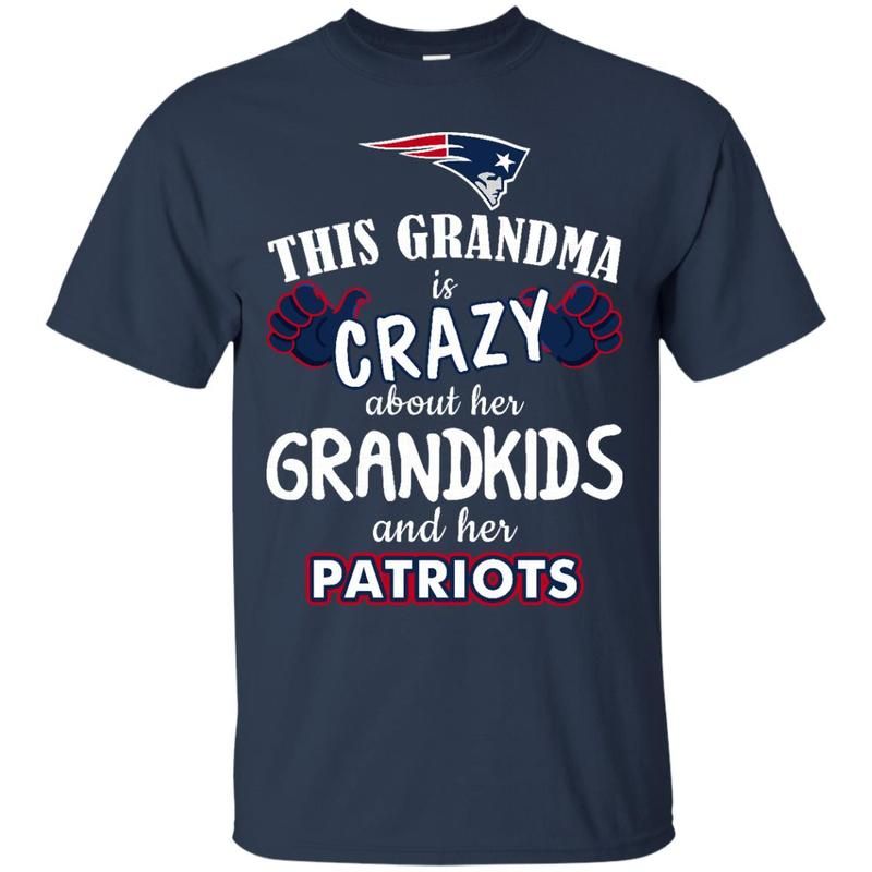 This Grandma Is Crazy About Her Grandkids And Her New England Patriots T Shirts