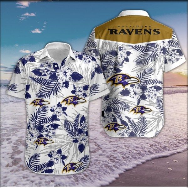 Baltimore Ravens Hawaiian Shirt