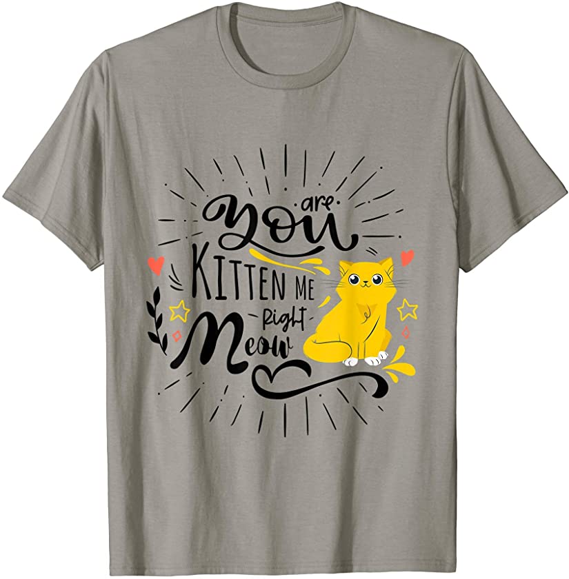 Are you kitten me right Meow T-Shirt