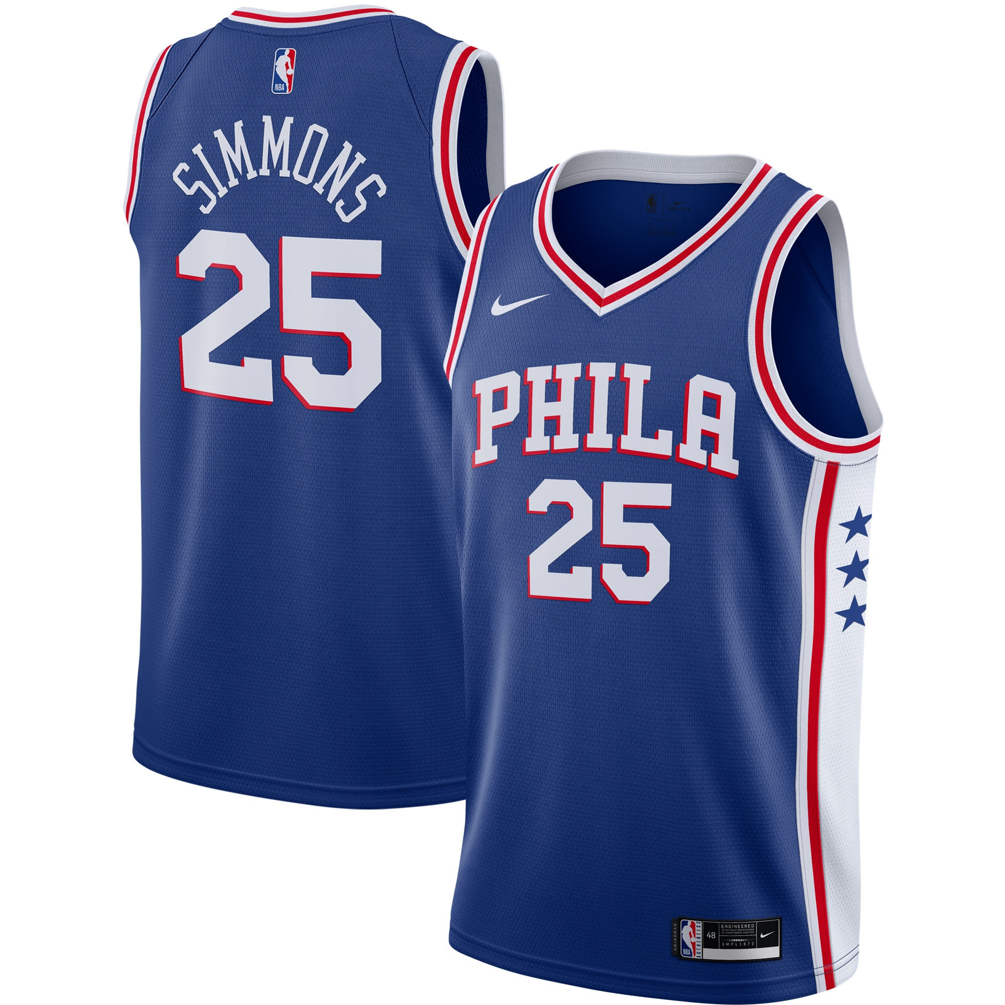 Ben Simmons Philadelphia 76ers 2020/21 Swingman Jersey – Royal – Icon Edition NBA