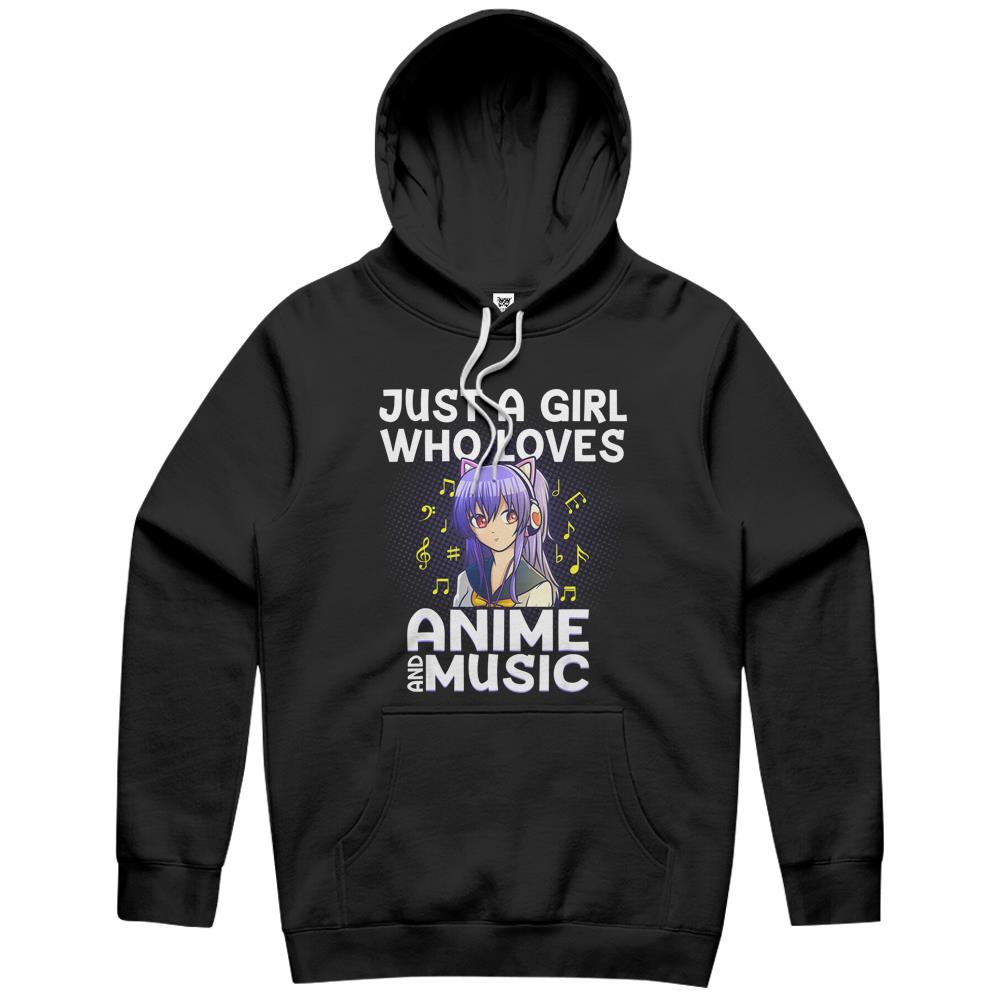 Anime Art For Women Teen Girls Anime Merch Music Anime Lover Hoodie