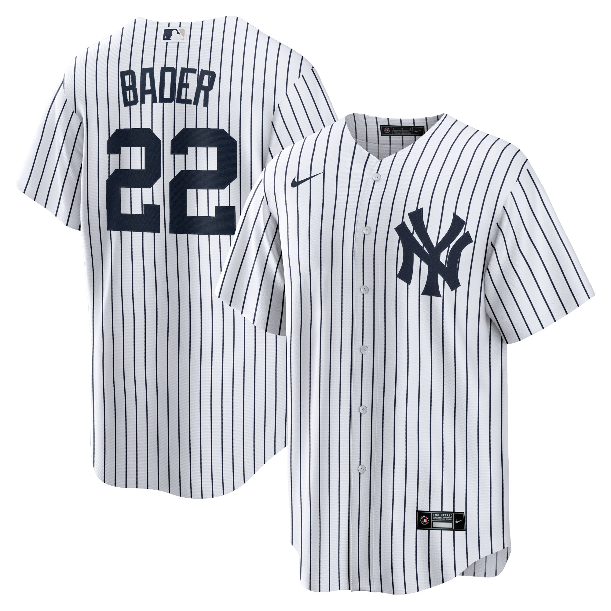 Men’s New York Yankees Harrison Bader White Player Jersey