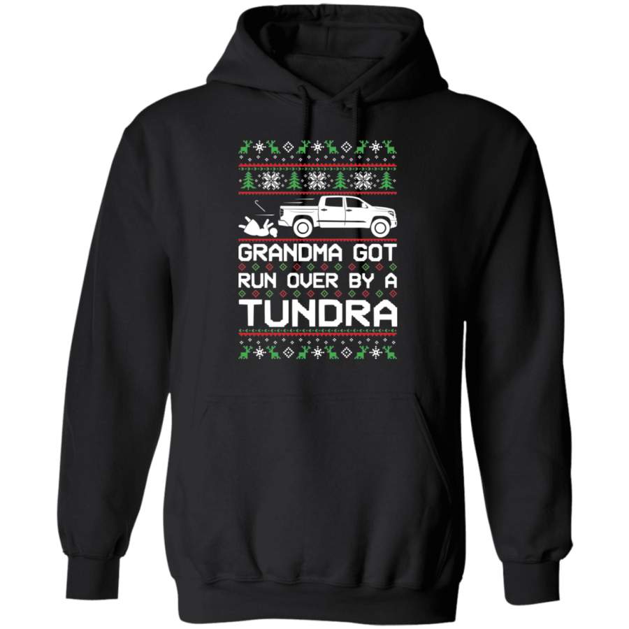 Toyota Tundra Ugly Christmas Grandma Got Run Over Pullover Hoodie