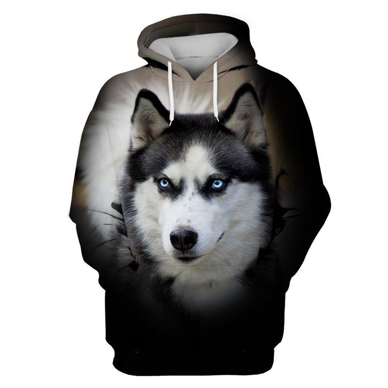 Best Friend Gifts 3D Print Husky  Adult Unisex