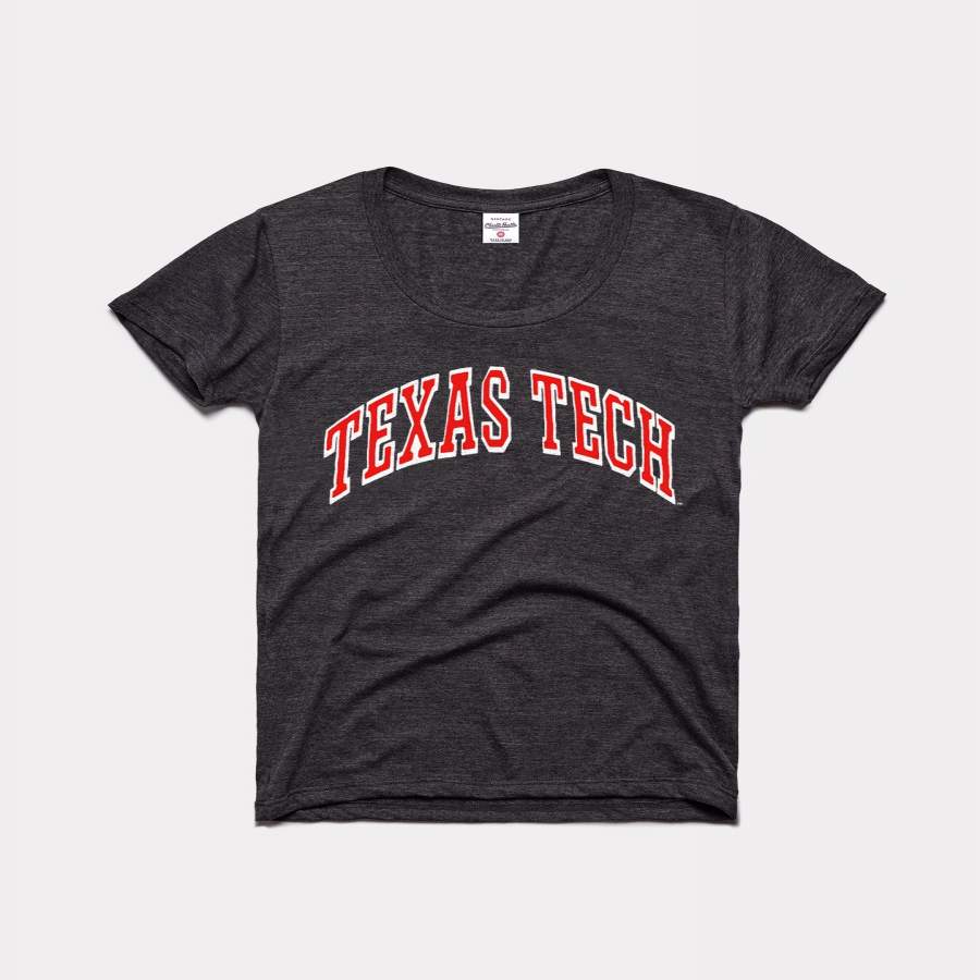 Women’s Texas Tech Arch Vintage Red Raiders Black T-Shirt